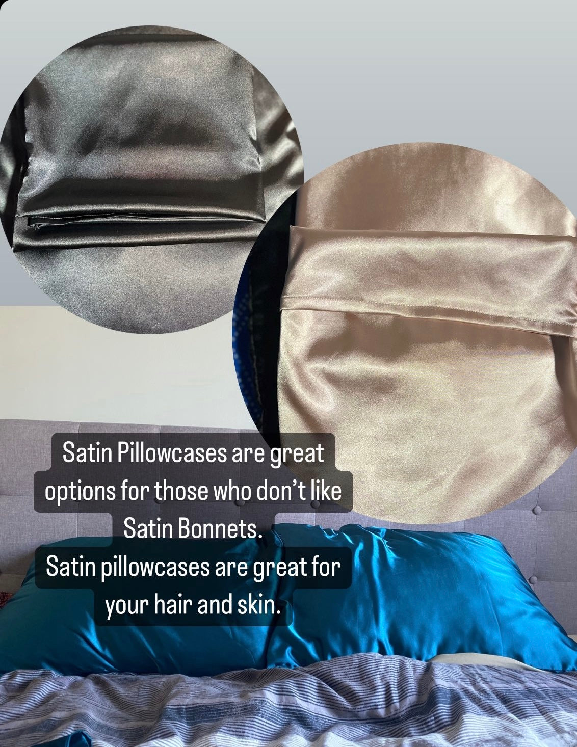 Satin pillowcase